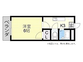 アフィニティ 305 ｜ 大分県大分市大字政所3158番28号（賃貸アパート1K・3階・20.00㎡） その2