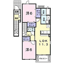 ベルマルシェＡ 201 ｜ 大分県臼杵市大字江無田130番1号（賃貸アパート2LDK・2階・58.48㎡） その2