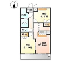 シェルルハイム司 103 ｜ 大分県大分市大在北３丁目21番37号（賃貸アパート2LDK・1階・54.00㎡） その2