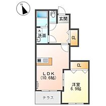 ピアクール 103 ｜ 大分県大分市大字関園634番1号（賃貸アパート1LDK・1階・45.09㎡） その2