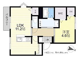 ブルーテの丘　B 101 ｜ 大分県大分市大字皆春323番1号（賃貸アパート1LDK・1階・42.72㎡） その2