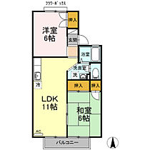 リバーサイド森町1 203 ｜ 大分県大分市大字森町1181番2号（賃貸アパート2LDK・2階・50.19㎡） その2