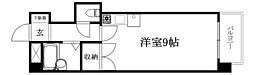 グランドハイム朝生田 ワンルームの間取図画像
