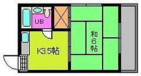 コーポ飛鳥2 201 号室 ｜ 愛媛県松山市立花5丁目（賃貸アパート1K・2階・19.44㎡） その2