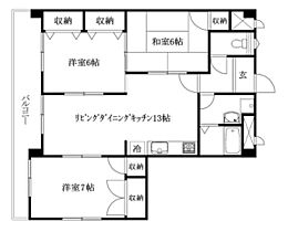 室町ハイツ 501 号室 ｜ 愛媛県松山市小栗1丁目（賃貸マンション3LDK・5階・71.32㎡） その2