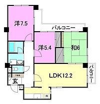 ロイヤルメゾン岩崎町 307 号室 ｜ 愛媛県松山市岩崎町2丁目（賃貸マンション3LDK・3階・78.89㎡） その2