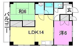 メゾンドＫ 202 号室 ｜ 愛媛県松山市道後町2丁目（賃貸マンション2LDK・2階・56.70㎡） その2