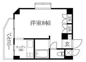 パラドール東雲1 305 号室 ｜ 愛媛県松山市畑寺3丁目（賃貸マンション1K・3階・22.54㎡） その2