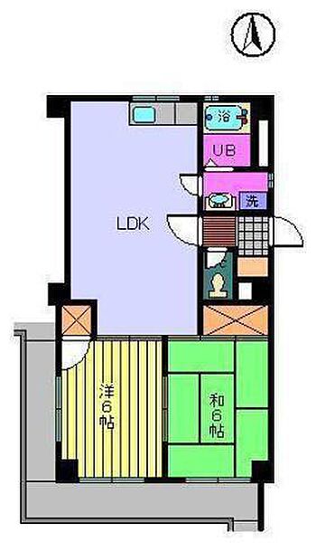 第88杉フラット 302 号室｜愛媛県松山市久万ノ台(賃貸マンション2LDK・3階・54.63㎡)の写真 その2