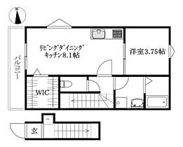 BELGRAVIA山西Premium 203 号室 ｜ 愛媛県松山市山西町（賃貸アパート1LDK・2階・36.83㎡） その2