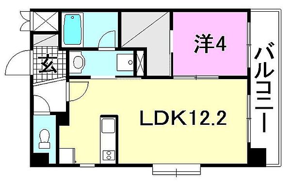 リヴェール居相 502 号室｜愛媛県松山市居相2丁目(賃貸マンション1LDK・5階・40.05㎡)の写真 その2