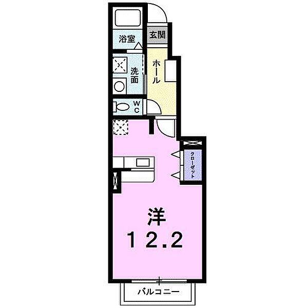 ベル・ポルト A102 号室｜愛媛県松山市谷町(賃貸アパート1R・1階・32.90㎡)の写真 その2