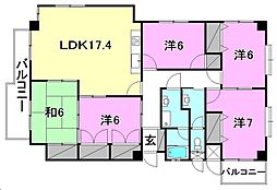 間取図画像 5LDK