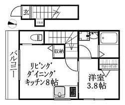 エスト小坂 203 号室 ｜ 愛媛県松山市小坂1丁目（賃貸アパート1LDK・2階・32.31㎡） その2