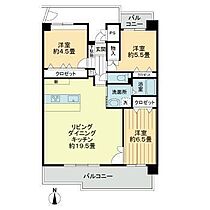 労住協千舟町ハイツ 605 号室 ｜ 愛媛県松山市千舟町7丁目（賃貸マンション3LDK・6階・83.60㎡） その2