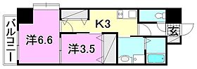 ライフコート千舟 301 号室 ｜ 愛媛県松山市千舟町1丁目（賃貸マンション2K・3階・35.85㎡） その2