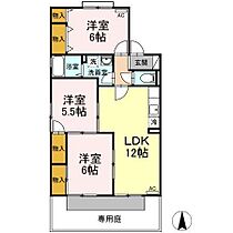 セントラルヴィレッジ 105 号室 ｜ 愛媛県松山市正円寺4丁目（賃貸アパート3LDK・1階・65.33㎡） その2