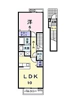 フルール　Ａ・Ｂ棟 A202 号室 ｜ 愛媛県松山市石手白石（賃貸アパート1LDK・2階・42.37㎡） その2