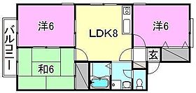 グランドール北土居Ａ棟 105 号室 ｜ 愛媛県松山市北土居1丁目（賃貸アパート3LDK・1階・55.39㎡） その2