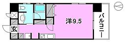 TREIZEREUNION ワンルームの間取図画像