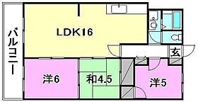 空港中央ビル 202 号室 ｜ 愛媛県松山市空港通1丁目（賃貸マンション3LDK・2階・68.93㎡） その2