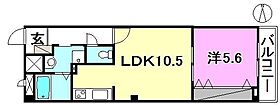 フィネス樹樹 302 号室 ｜ 愛媛県松山市朝生田町6丁目（賃貸マンション1LDK・3階・41.80㎡） その2