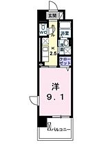 サン住吉2 407 号室 ｜ 愛媛県松山市竹原3丁目（賃貸マンション1K・4階・30.96㎡） その2