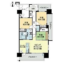 サーパス三番町 604 号室 ｜ 愛媛県松山市三番町7丁目（賃貸マンション3LDK・6階・79.34㎡） その2