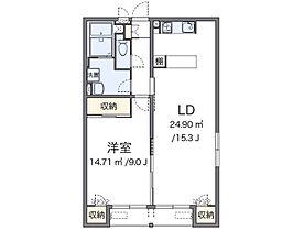 クレイノ松山インター5 213 号室 ｜ 愛媛県松山市東石井6丁目（賃貸アパート1LDK・2階・59.43㎡） その2