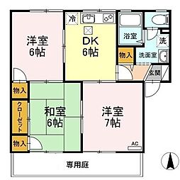 間取図画像 3DK