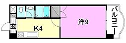 間取図画像 1K