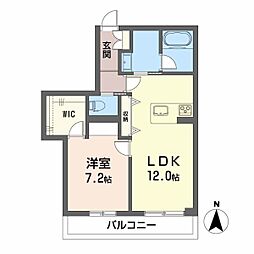 間取図画像 1LDK