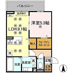 間取図画像 1LDK