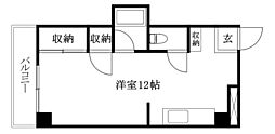 武井ビル ワンルームの間取図画像