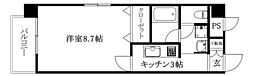f o r t e 本町4 401 号室 4階1Kの間取り