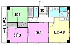 間取図画像 3LDK