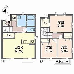 間取図画像 3LDK