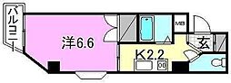 ユーアイマンション 1Kの間取図画像