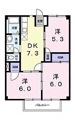 ニューシティマツザワ 3DKの間取図画像