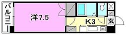 ジョイフル第一小坂 1Kの間取図画像