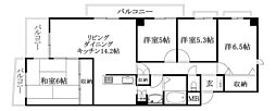 ロイヤルメゾン岩崎町 4LDKの間取図画像