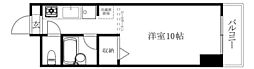 フローリッシュ大和 ワンルームの間取図画像
