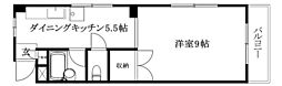 トミーハウス 1DKの間取図画像
