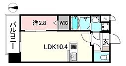 Mayfair東雲Premium 1LDKの間取図画像