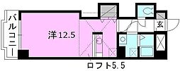 メゾン・ラ・セーヌ ワンルームの間取図画像