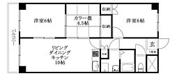 クオリティーハイツ尾崎 3LDKの間取図画像