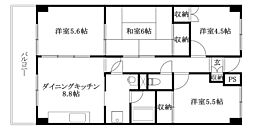エル・エスパシオ 4DKの間取図画像