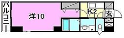 フレグラント市駅南 1Kの間取図画像