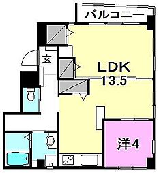 グランドスタジオ5 1LDKの間取図画像