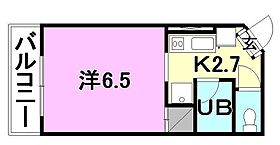 オクトワール松山土居田西館 407 号室 ｜ 愛媛県松山市土居田町（賃貸マンション1K・4階・22.50㎡） その2